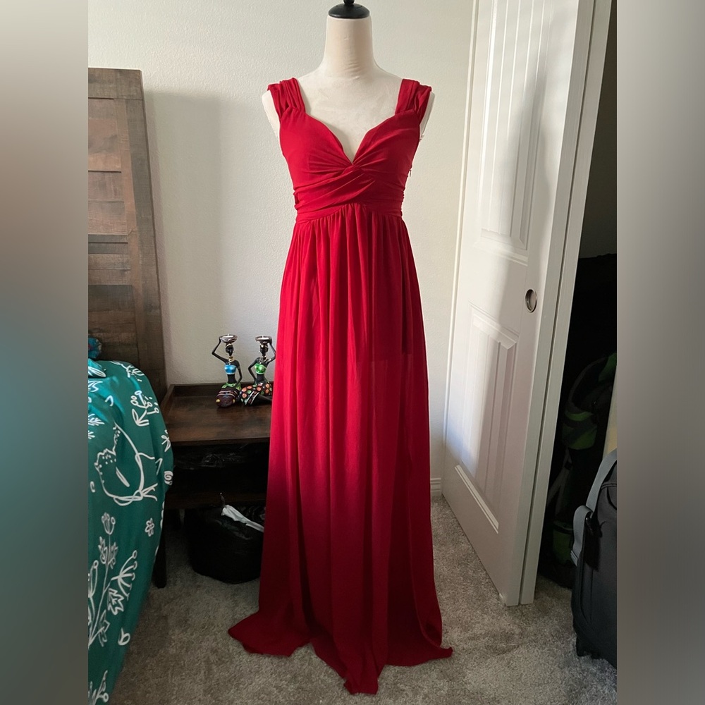 Red dress